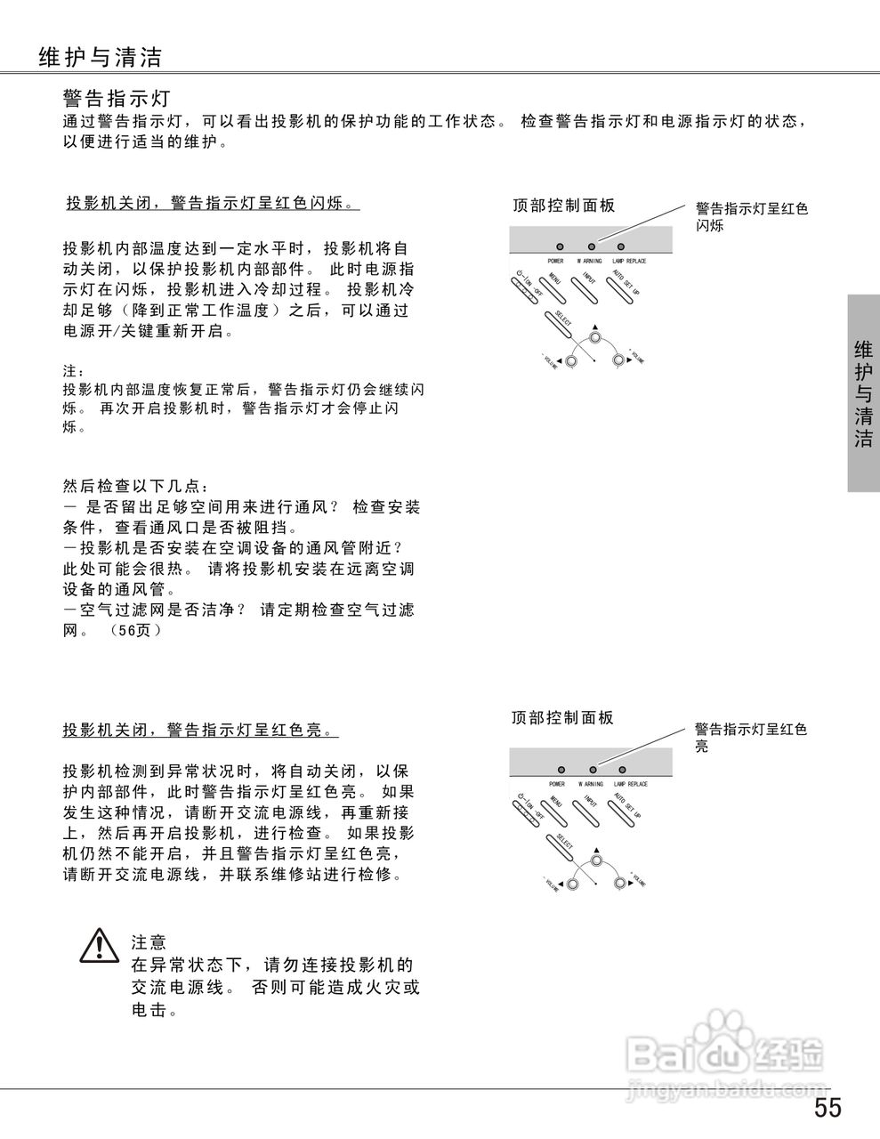 EIKI爱其 LC-XB27N投影机说明书:[6]