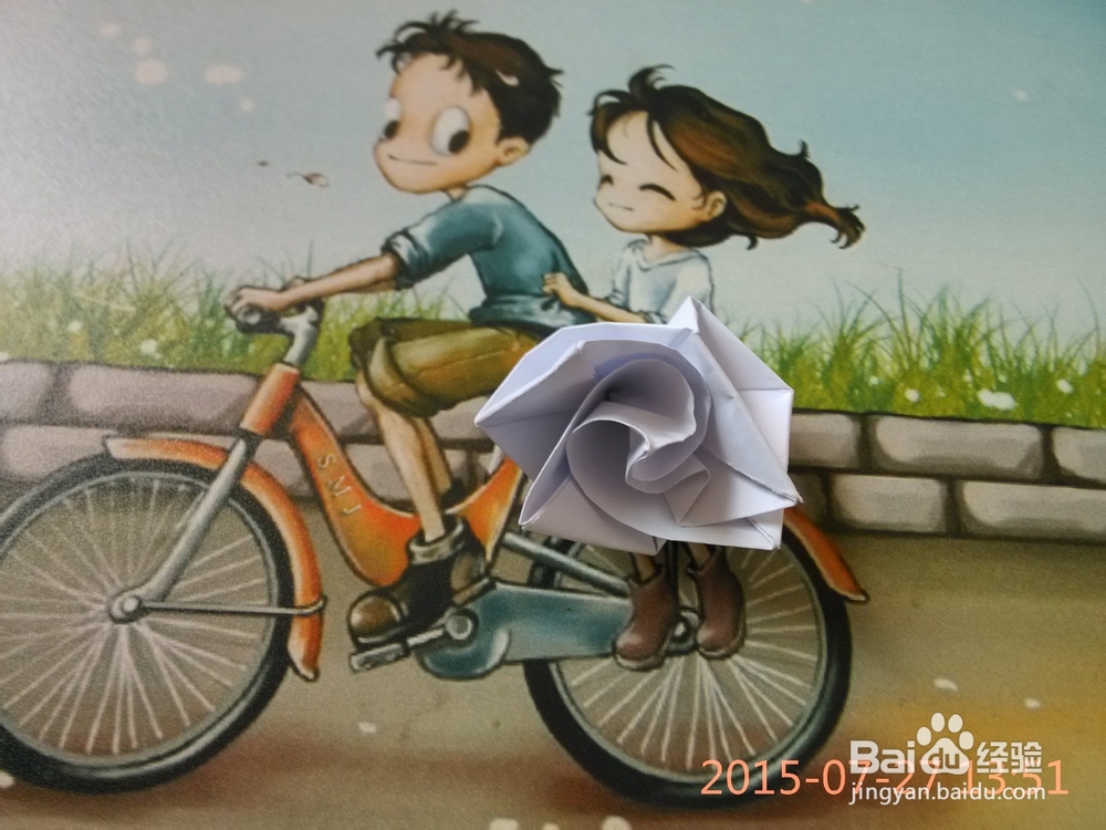 折纸玫瑰怎样折