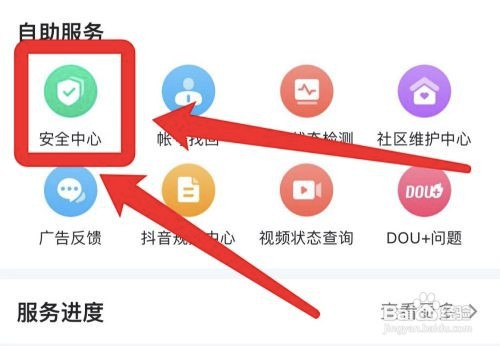 抖音在哪进入安全中心?