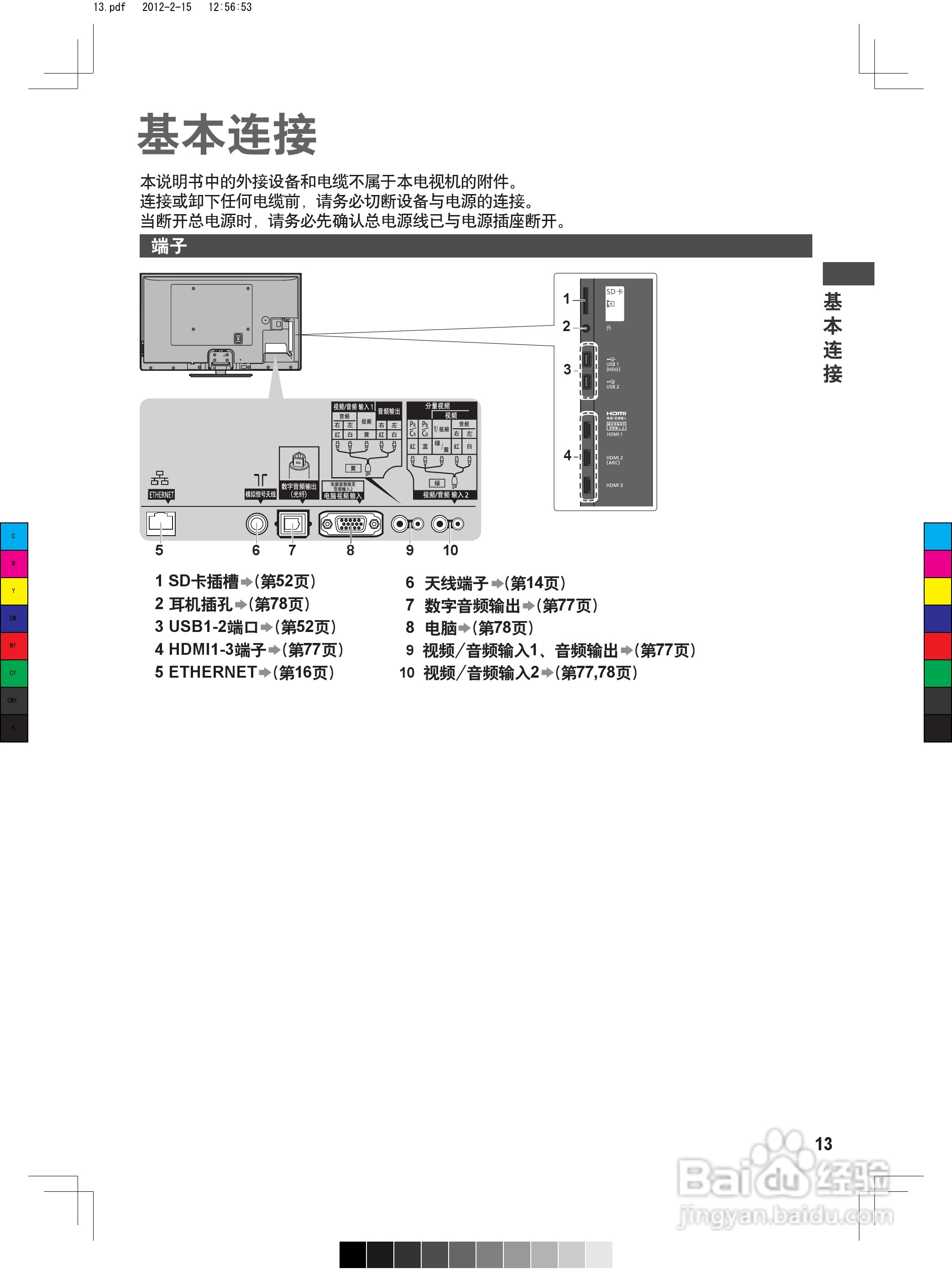 松下TH-P50ST50C等离子彩电使用说明书:[2]