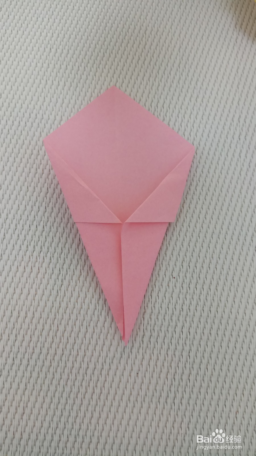 儿童折纸冰激凌的折法