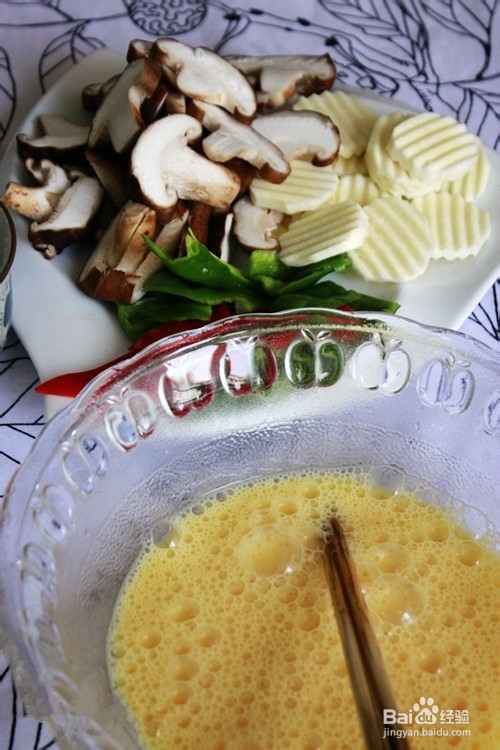 清新淡雅 三蔬小炒蛋 芬芳四溢