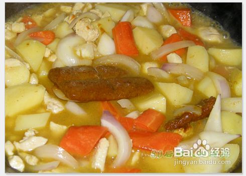 好吃的盖浇饭自己做--咖喱鸡肉盖浇饭