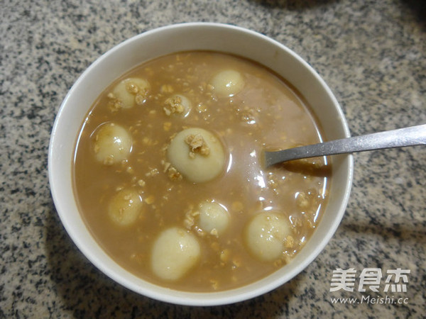 咖啡燕麦片汤圆