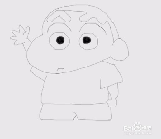 简笔画蜡笔小新是怎么画的