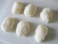 和菓子——三色萩饼