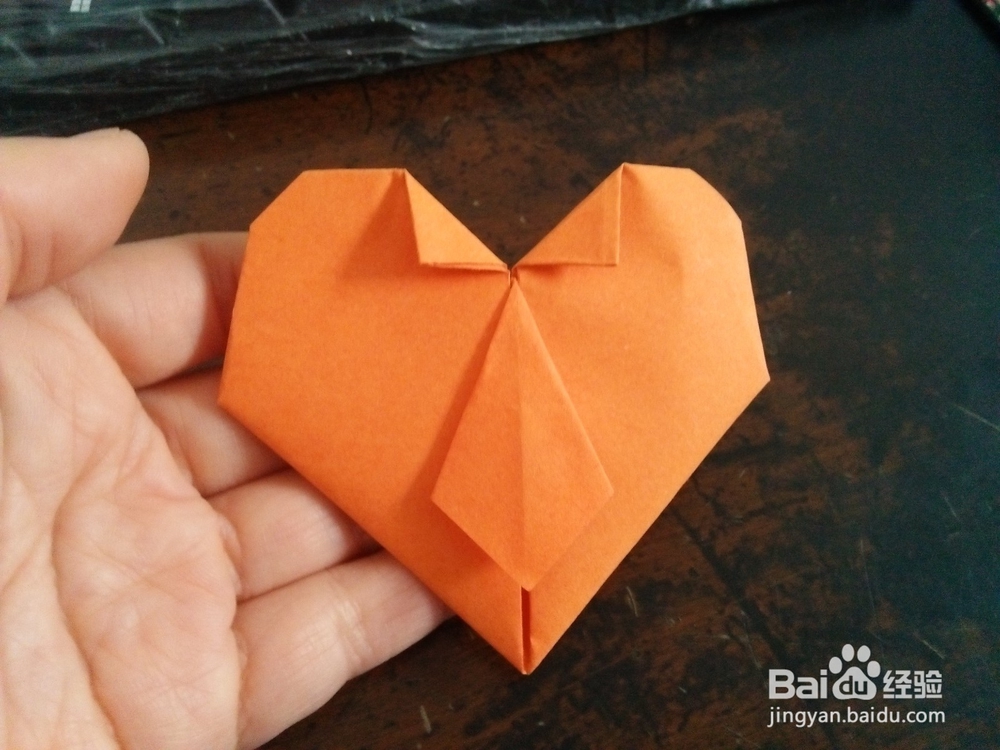 宝宝折纸—领带爱心怎么折