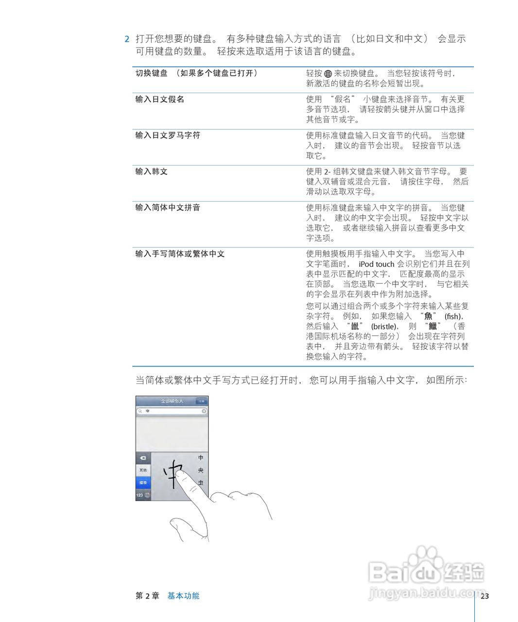 Apple苹果iPod touch 2.2(简体中文)手机说明书:[3]