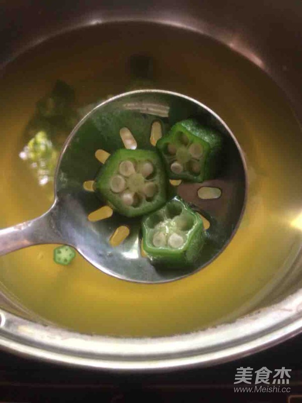 凉拌秋葵的做法