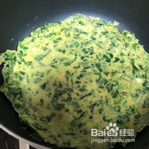 健康养生佳品菠菜鸡蛋饼的做法