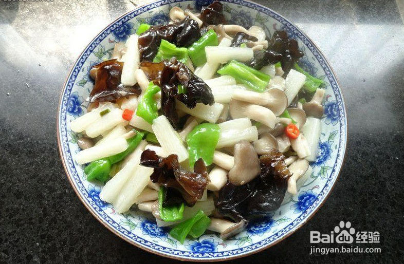 美食——清炒素三鲜