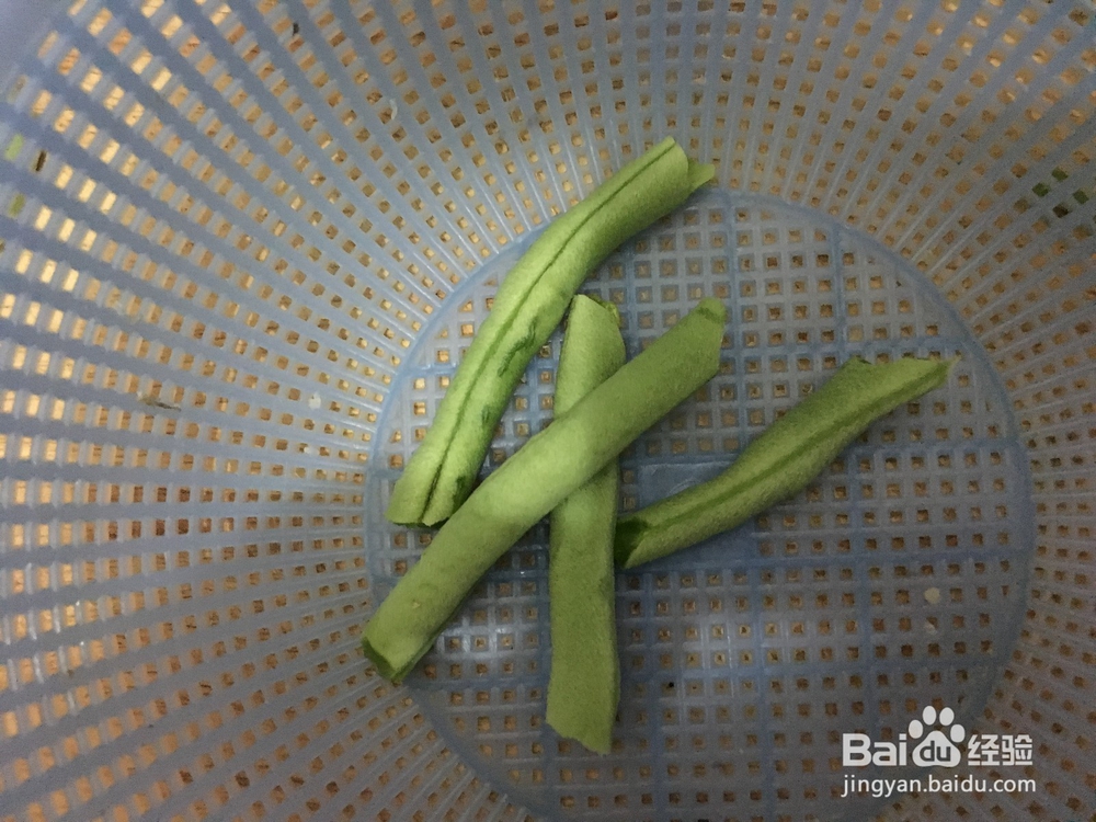在家中炒土豆刀豆