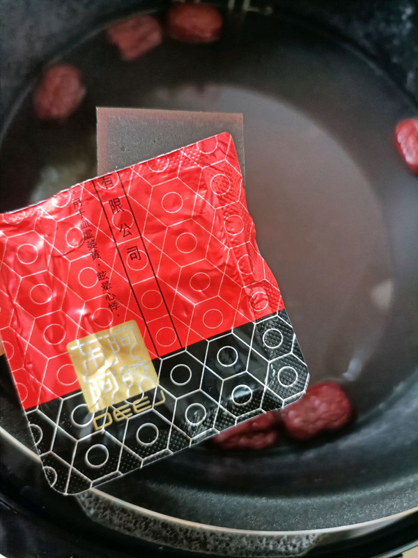 阿胶麻薯牛奶红豆沙