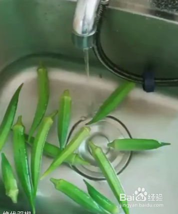 秋葵的个人炒法
