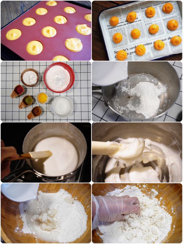 奶黄流心玫瑰汤圆