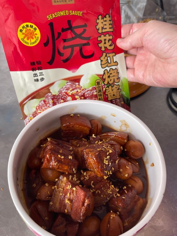 桂花鹌鹑蛋红烧肉