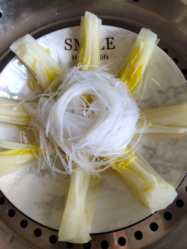 鸡汁粉丝娃娃菜