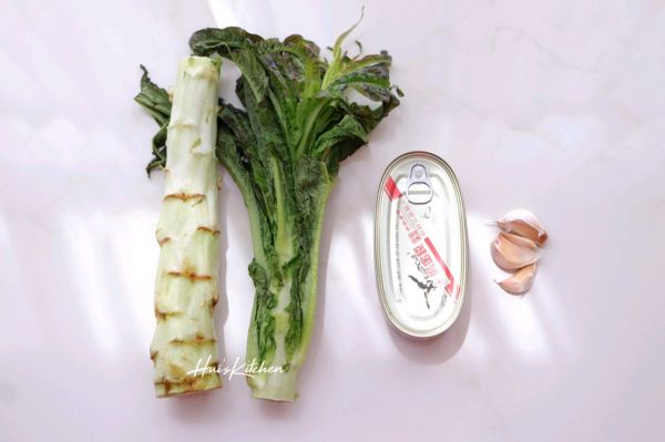 快手豆豉鲮鱼焗莴笋