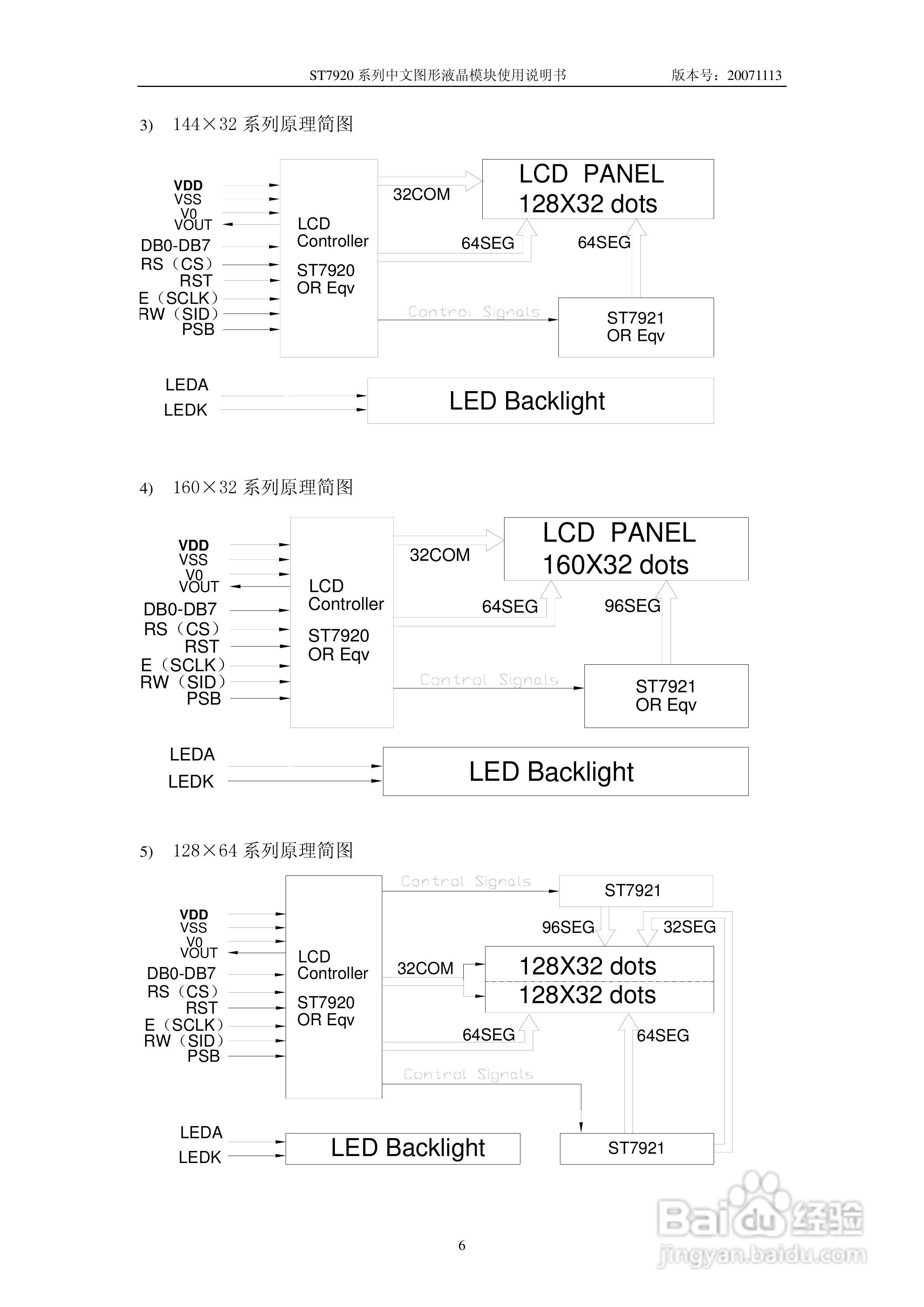 ST7920系列中文图形液晶模块使用说明书:[1]