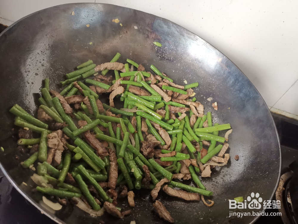 猪肉丝炒豇豆