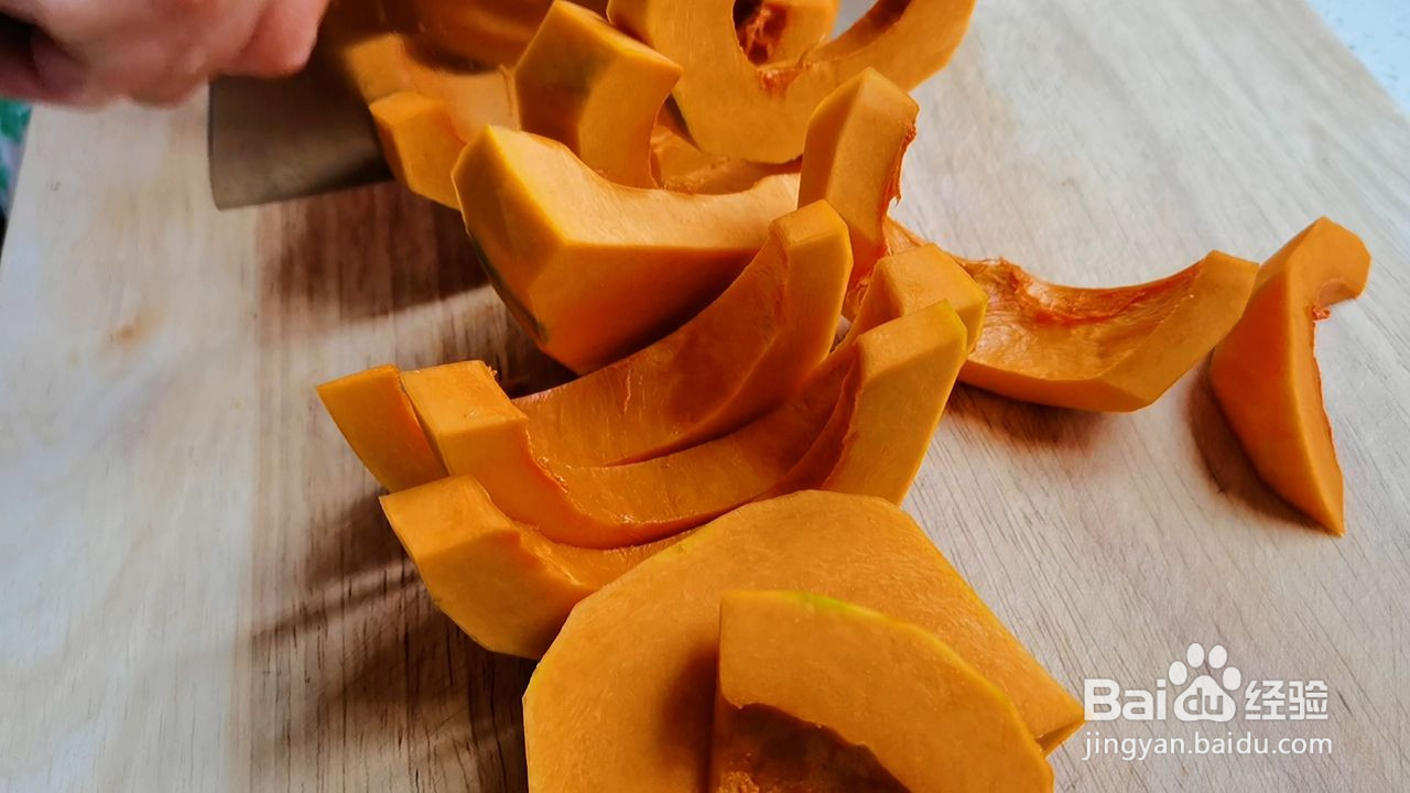 糯糯叽叽的南瓜饼的做法