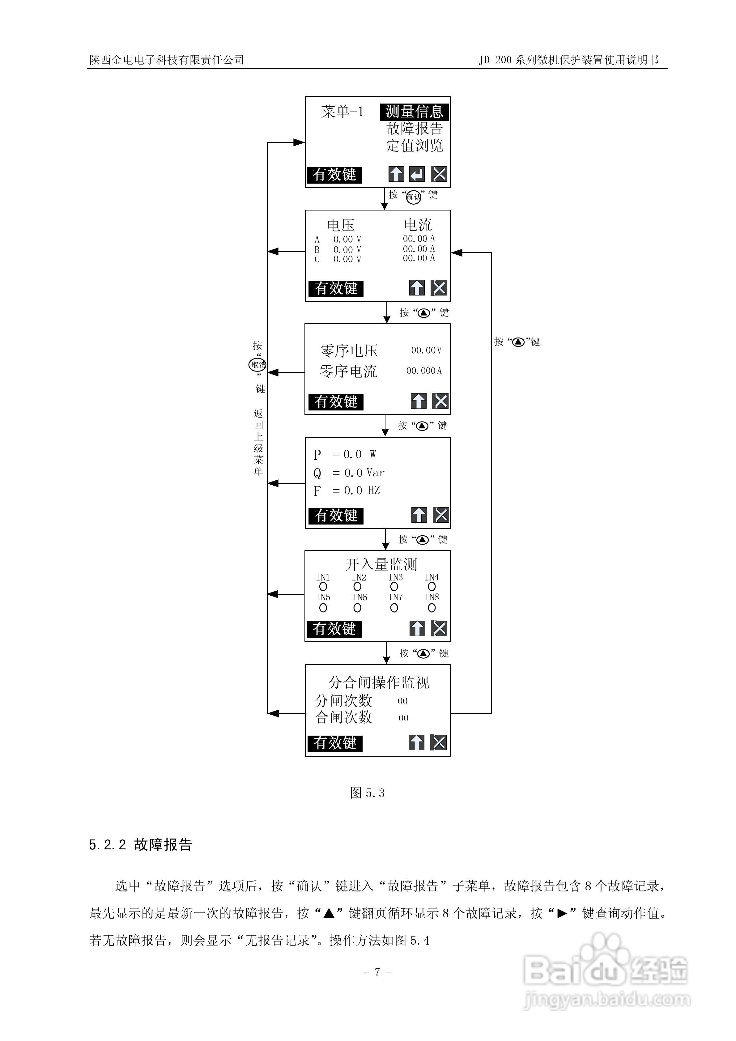 JD-211C微机保护装置使用说明书:[1]
