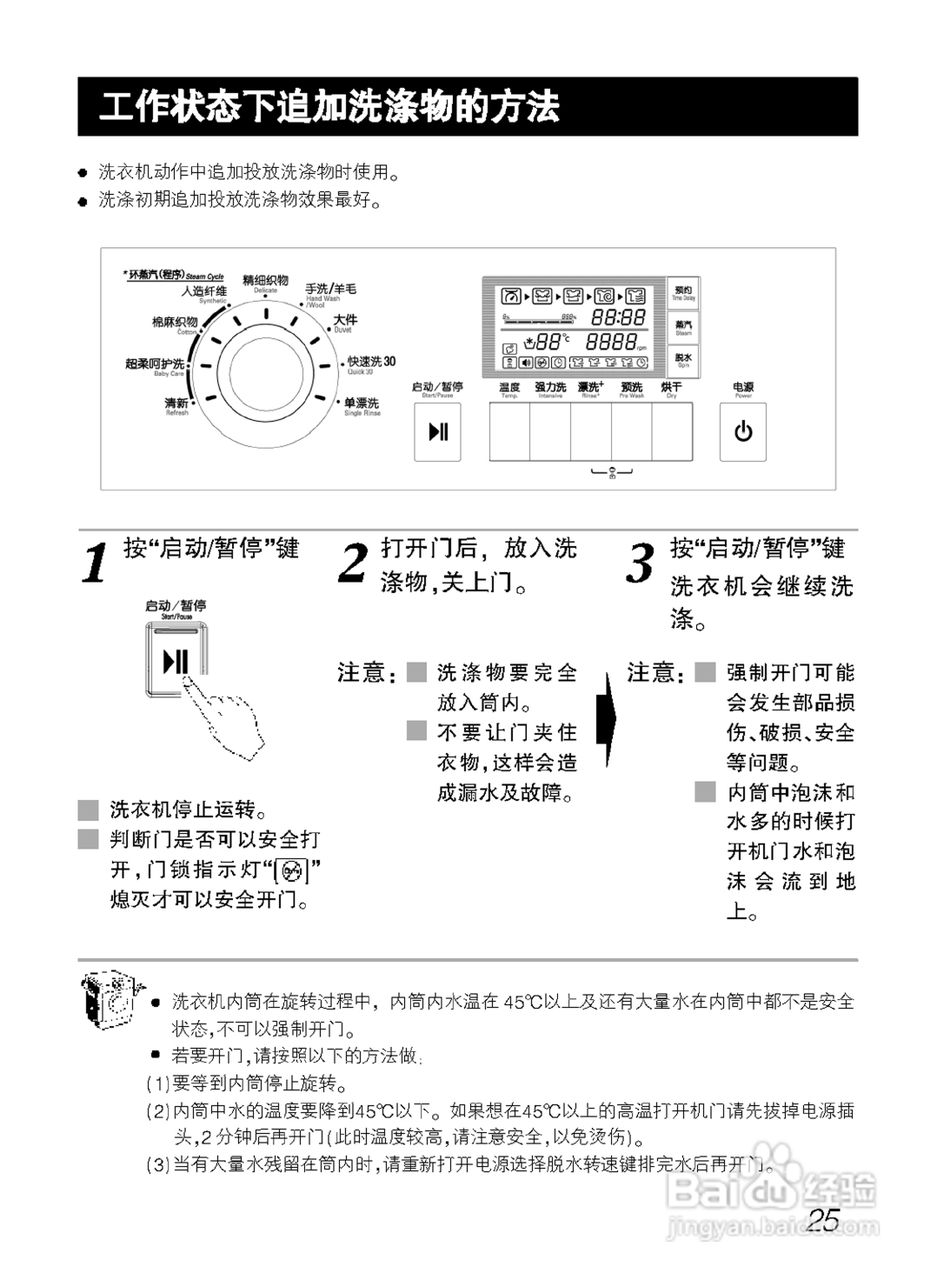LG WD-A12195D洗衣机使用说明书:[3]