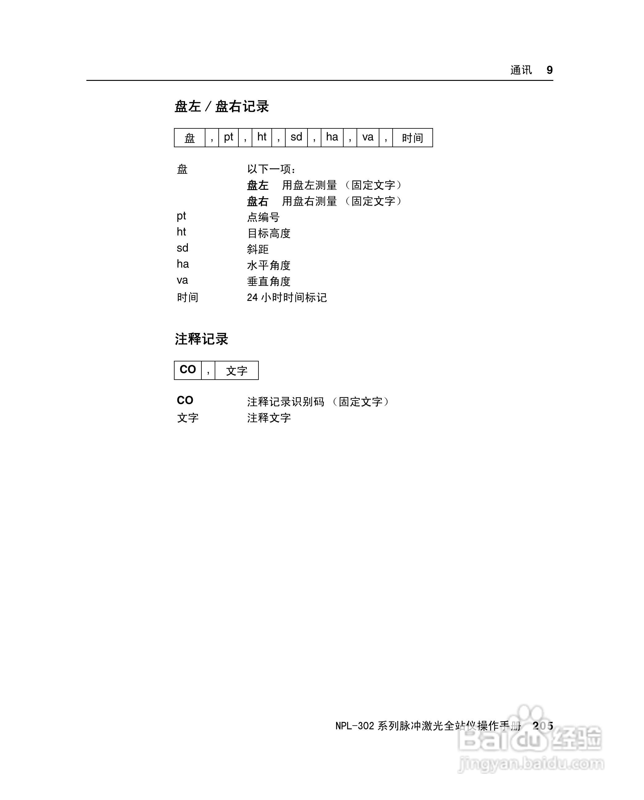 尼康NPL-302、332、352、362系列全站仪使用手册:[23]