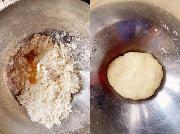 无糖奶香紫薯饼