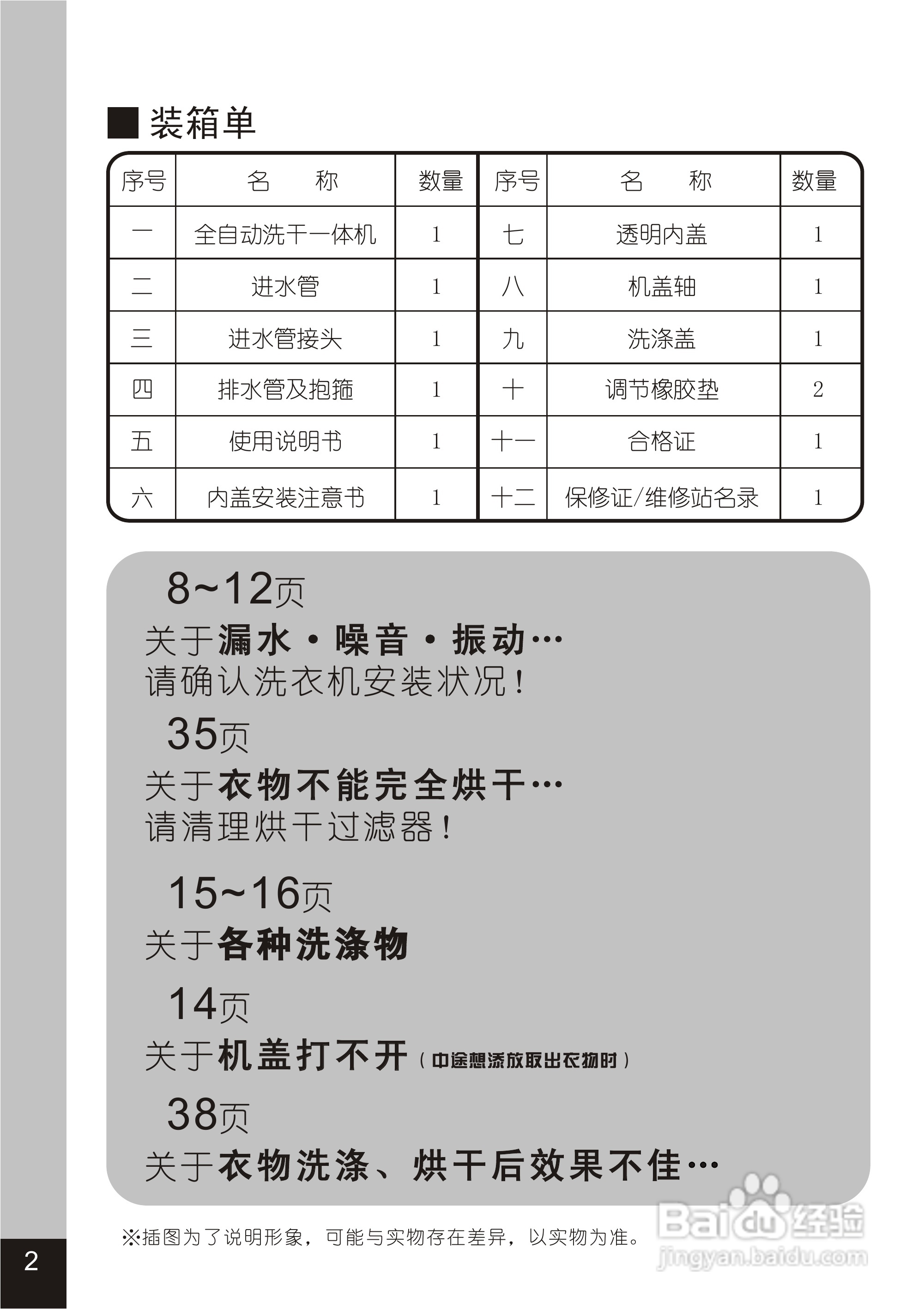 松下XQB80-GD810洗衣机使用说明书:[1]