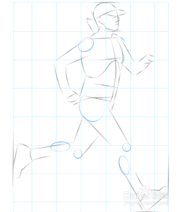 如何画一个跑步的女人