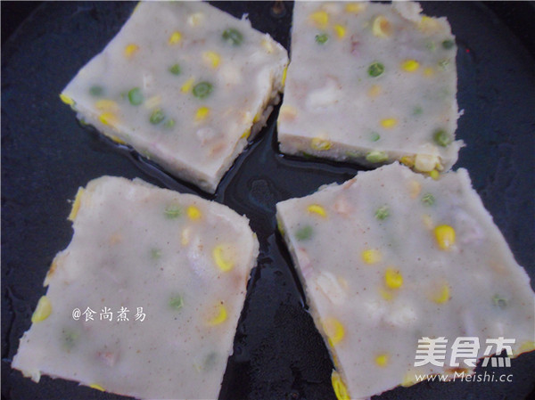 豌豆玉米马蹄糕