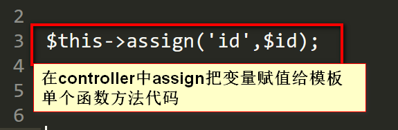 tp5 assign标签中怎么使用函数