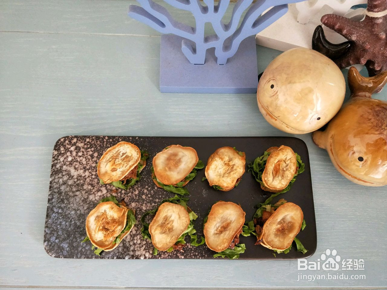 杏鲍菇小汉堡的做法