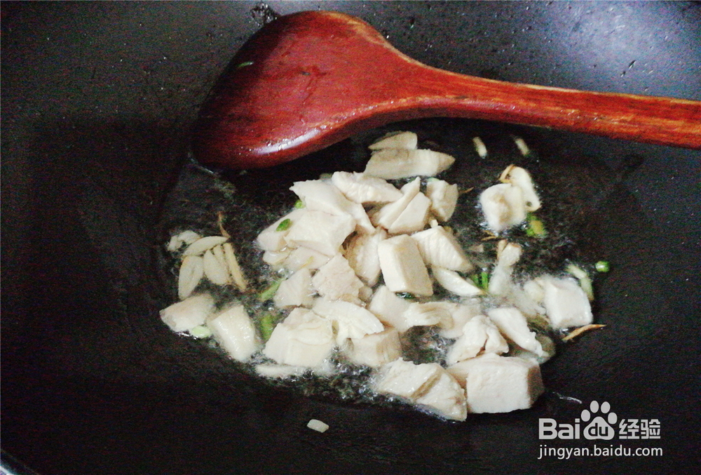 妈妈教我做的尖椒草菇鸡肉