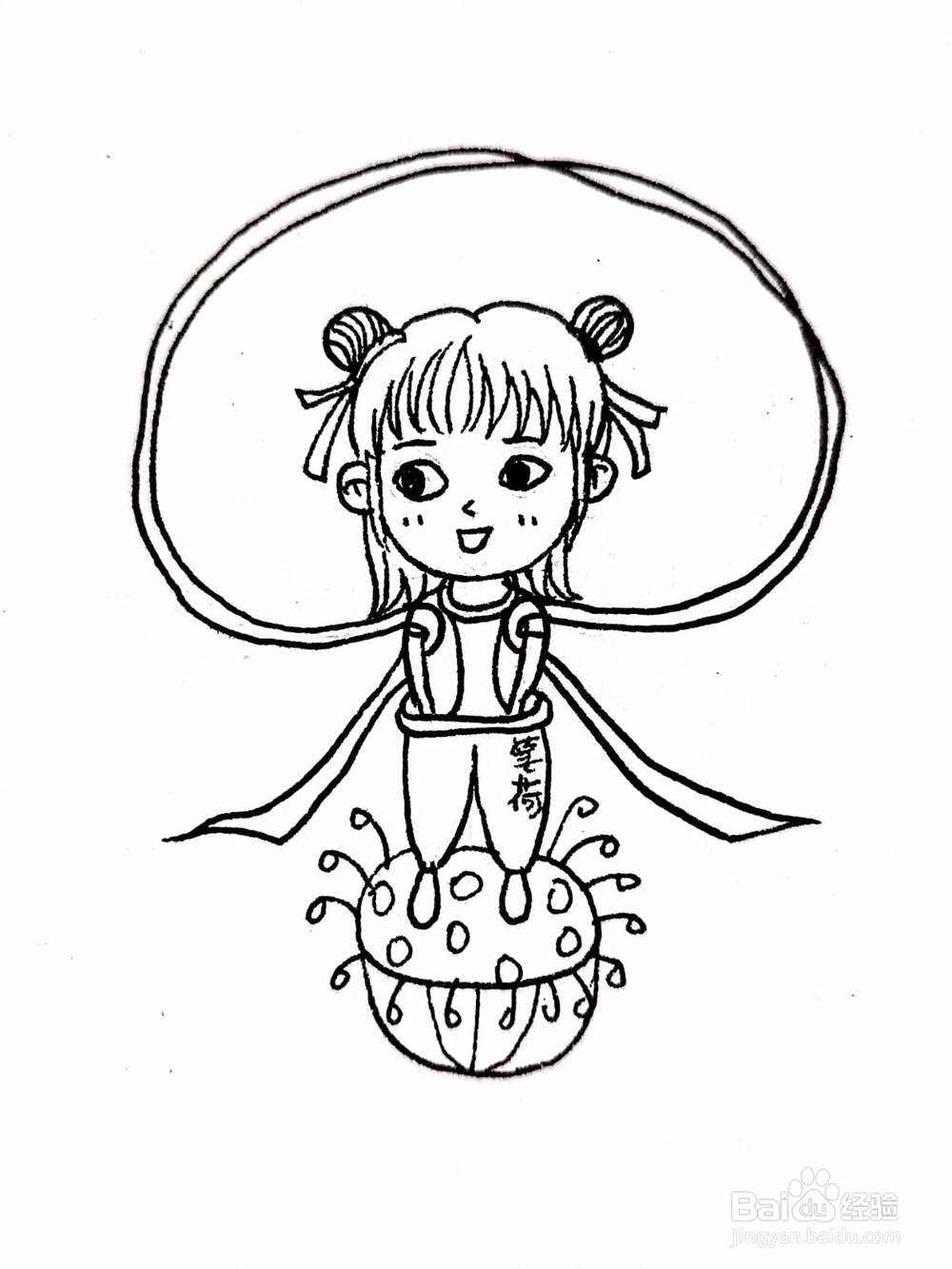 哪吒创意简笔画怎么画？