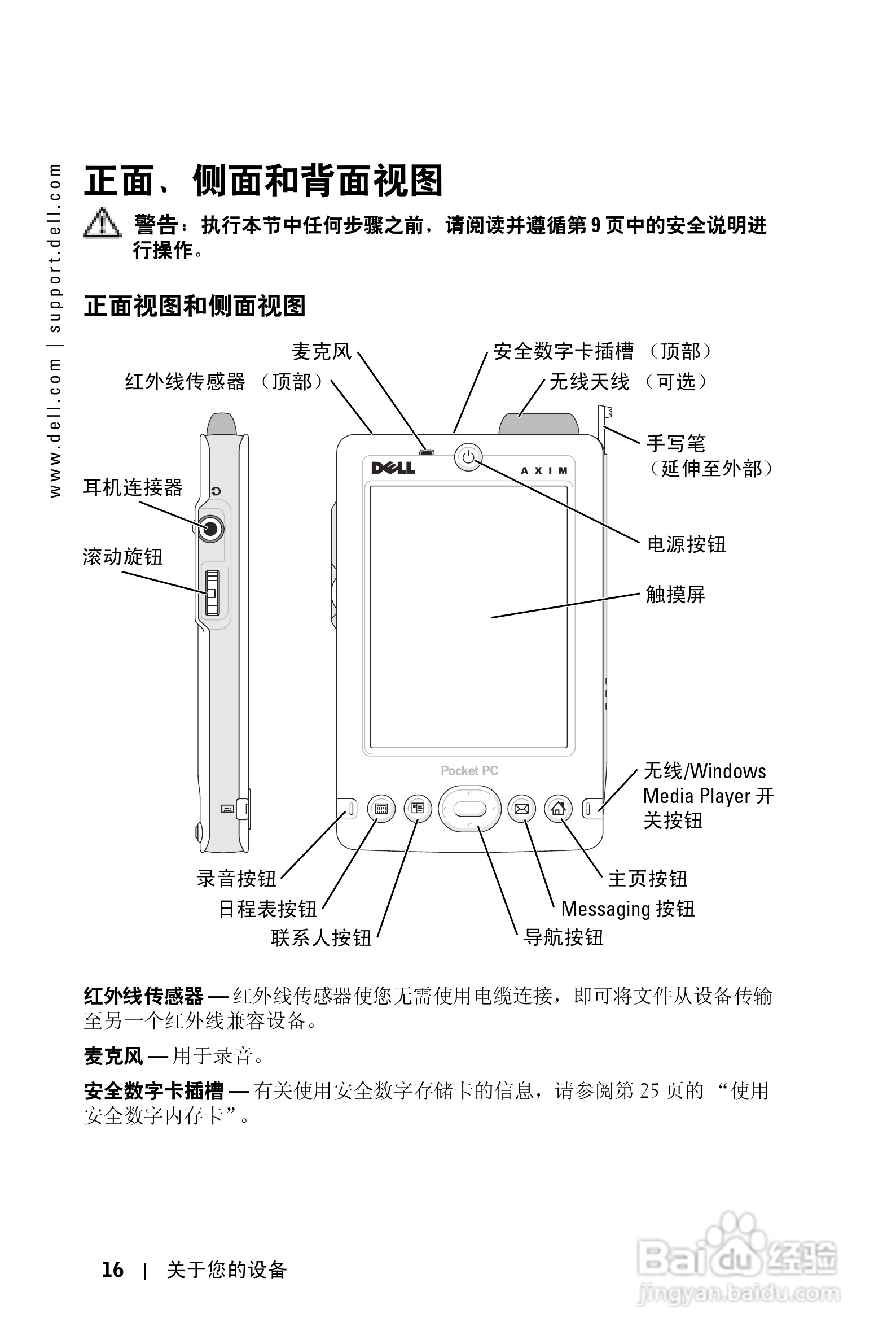 戴尔PDA(掌上电脑)HC02U-B型说明书:[2]