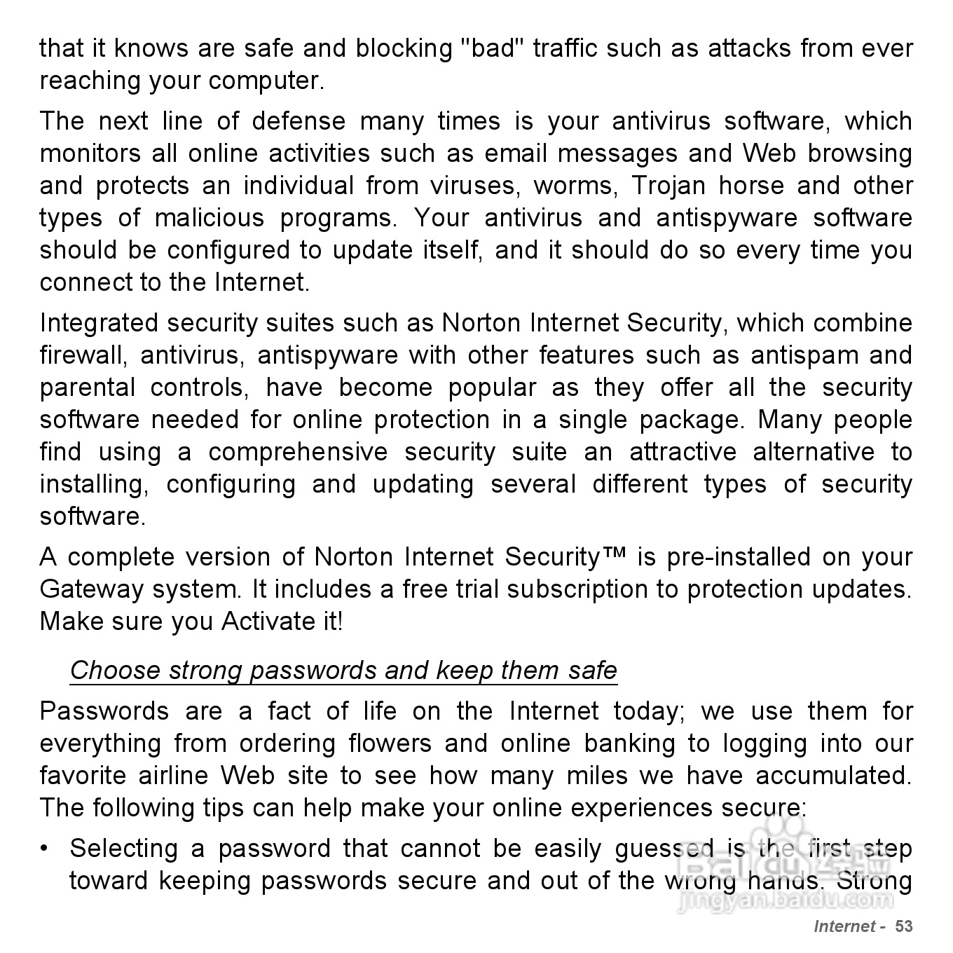 捷威Gateway VG50HC笔记本电脑使用说明书:[6]