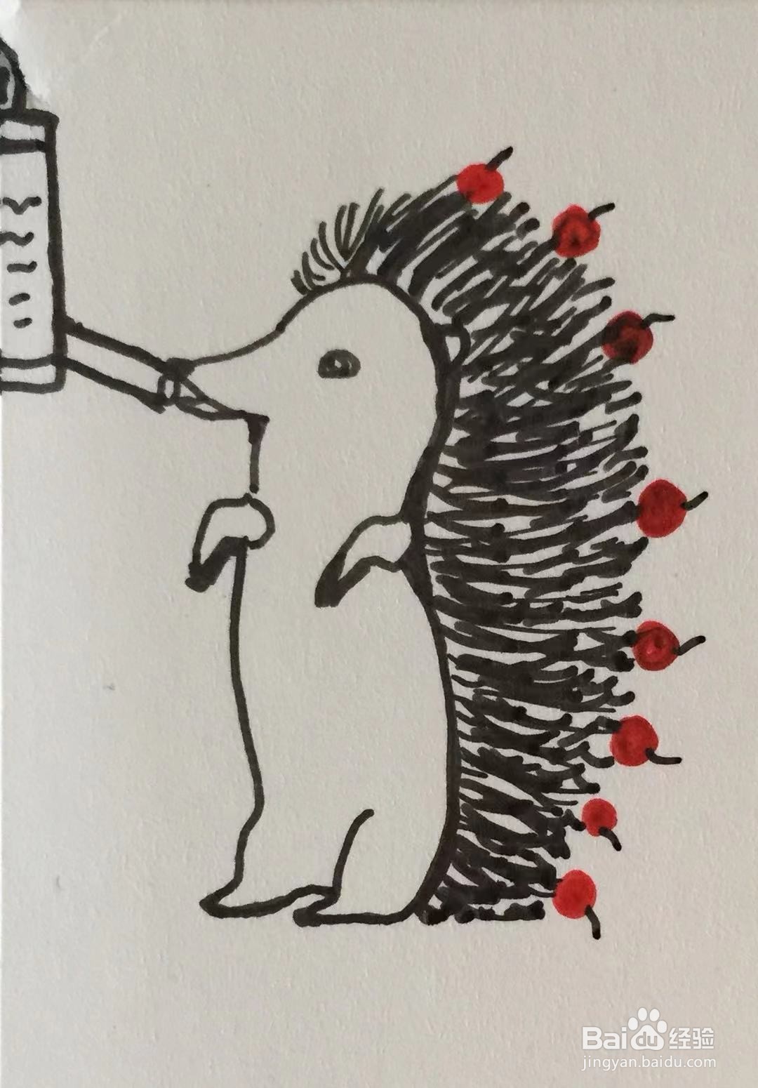 插画教程之迷你刺猬