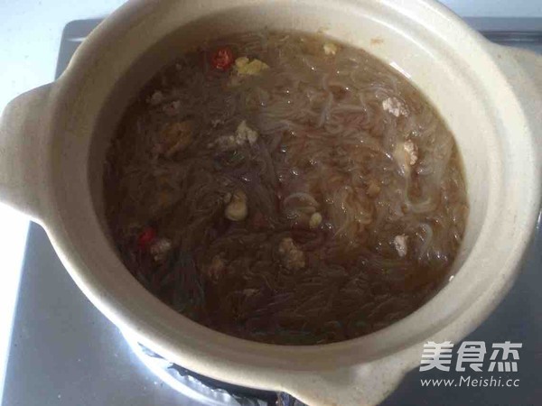 肉末粉丝煲的做法