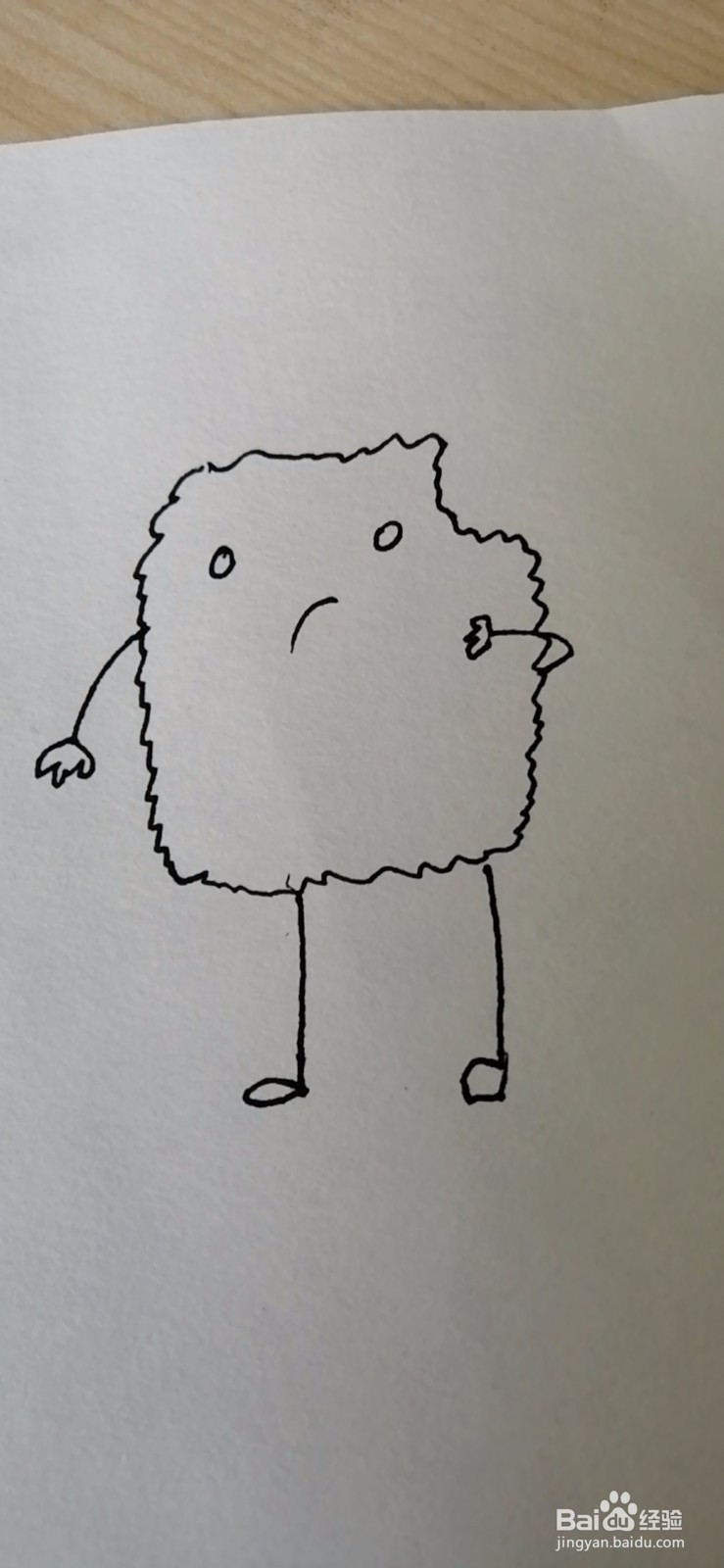 简笔画-可爱卡通海绵宝宝简笔画