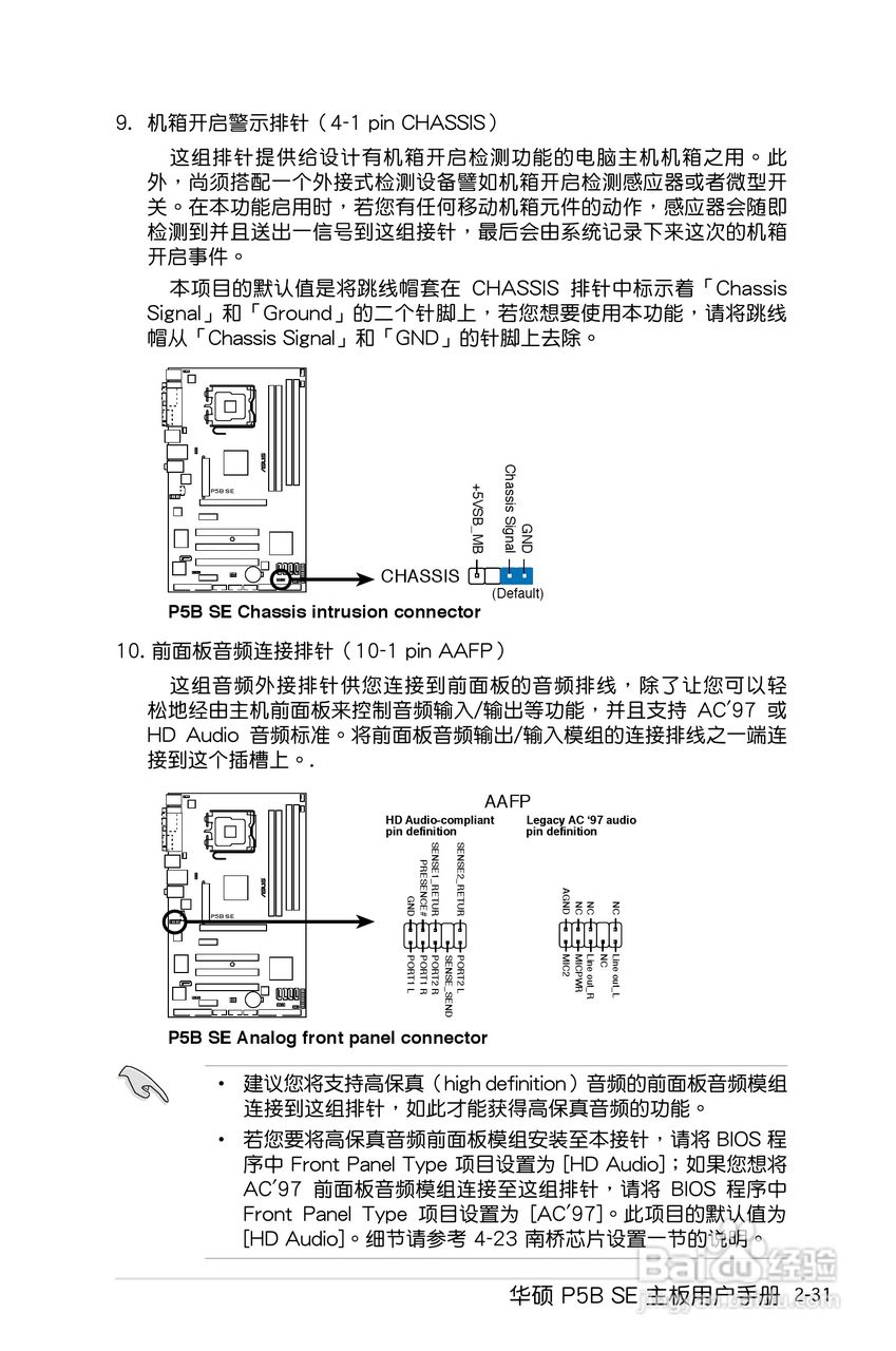 华硕P5B SE主板使用手册说明书:[6]