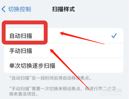 怎么设置自动扫描iphone样式