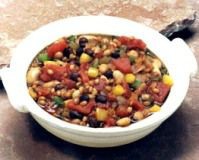 自制素食无肉辣椒食谱用豆子