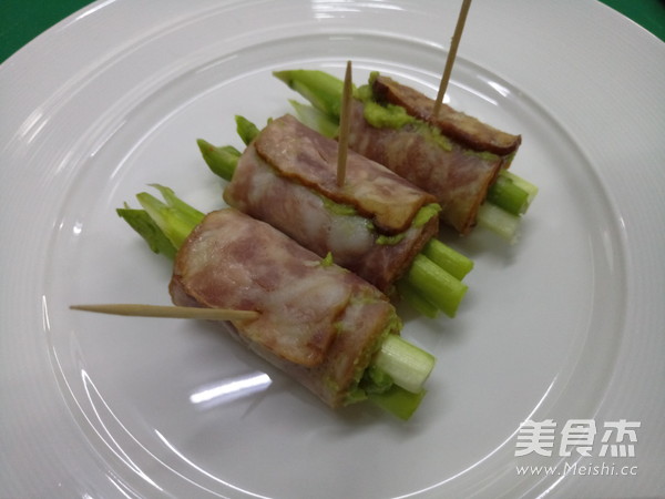 香煎黑松露芦笋培根卷