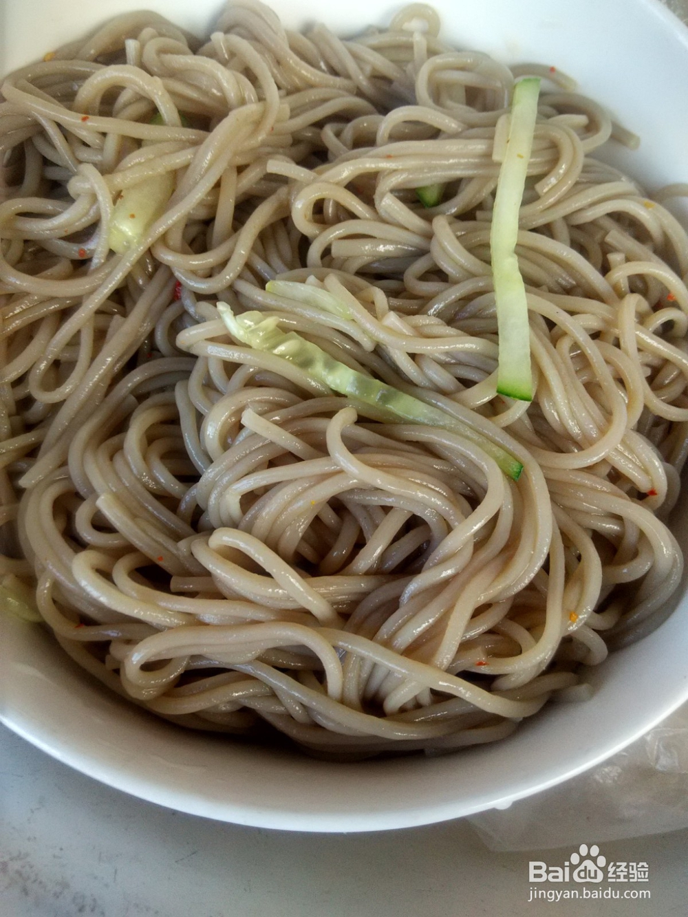 开水泡韩国冷面