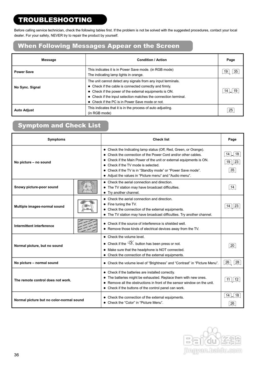 日立牌32LD9000TA2型等离子电视机使用说明书:[4]