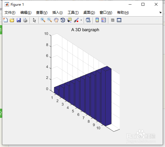 matlab中怎么在bar中实现3D的图形。