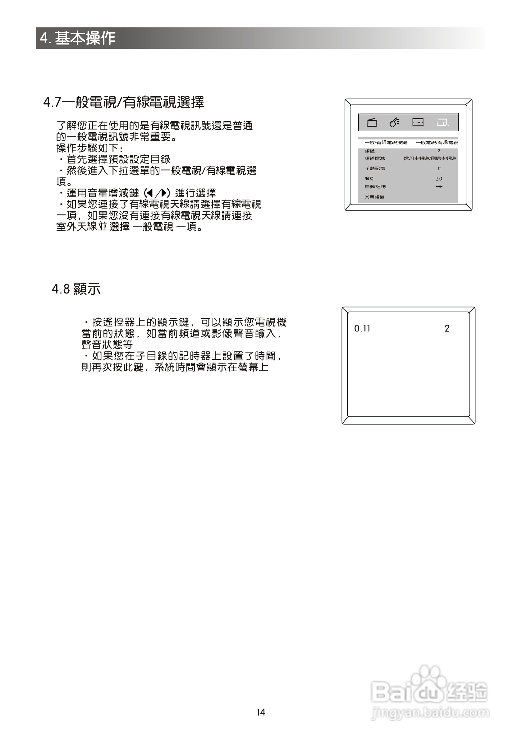 歌林CT-21FT型电视机使用说明书:[2]