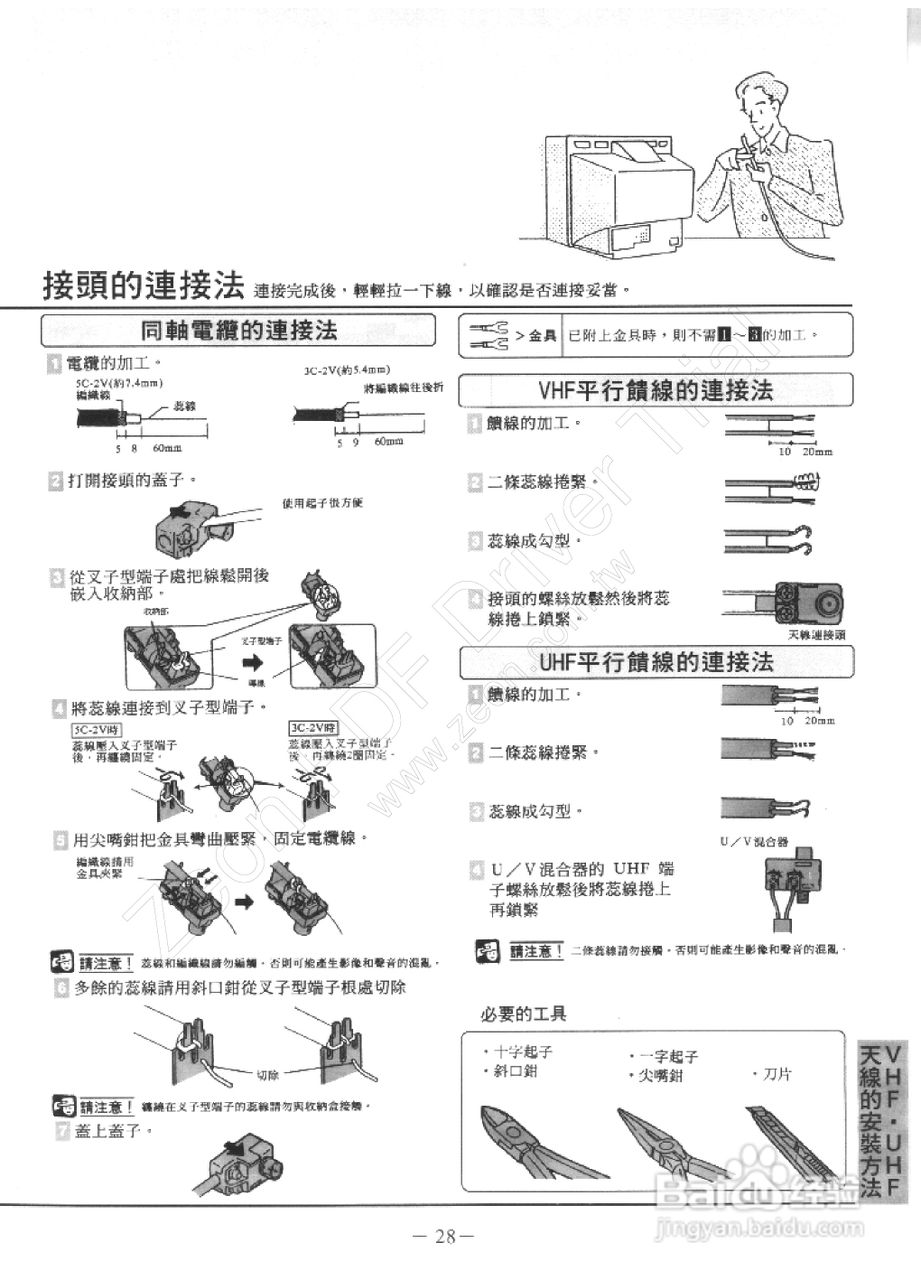 歌林CT-29FV1型电视机使用说明书:[3]